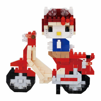 ハローキティ ナノブロック HONDA スーパーカブ
