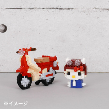 ハローキティ ナノブロック HONDA スーパーカブ