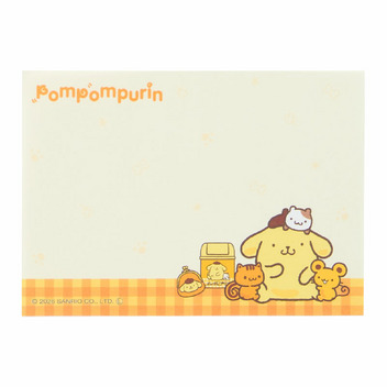 ポムポムプリン ミニメモ