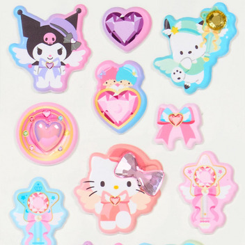 サンリオキャラクターズ ジュエルマシュマロステッカーズ