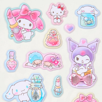 サンリオキャラクターズ ジュエルマシュマロステッカーズ