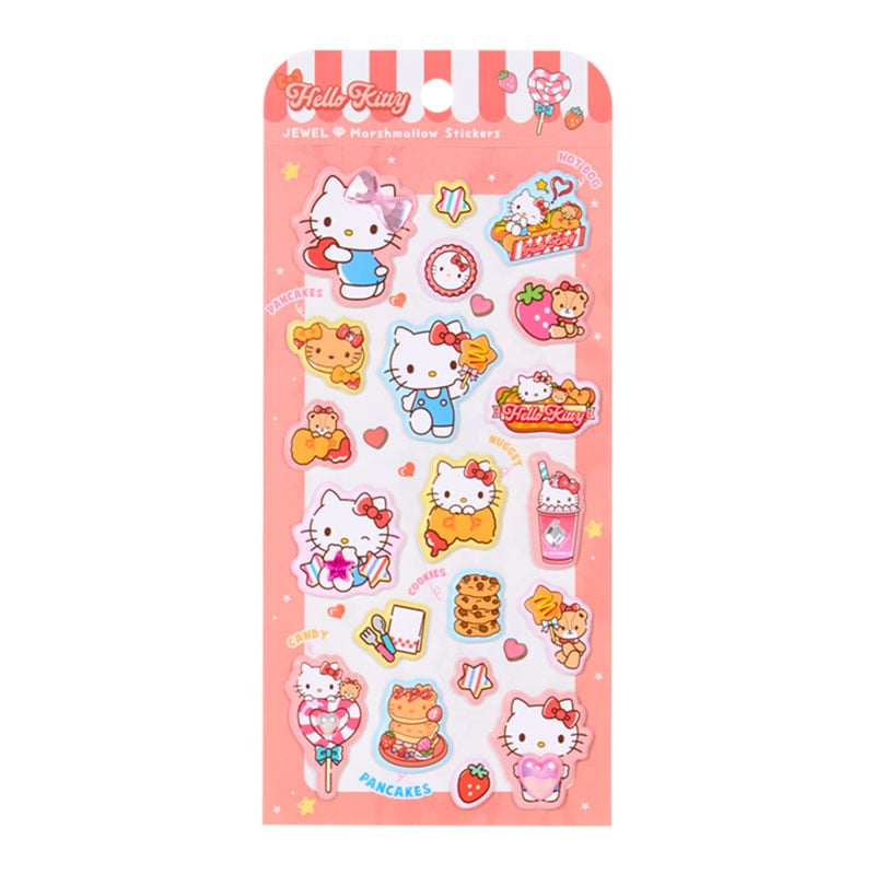 ハローキティ ジュエルマシュマロステッカーズ