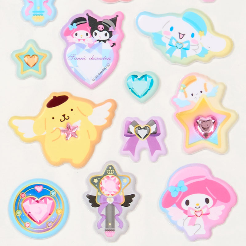 サンリオキャラクターズ ジュエルマシュマロステッカーズ
