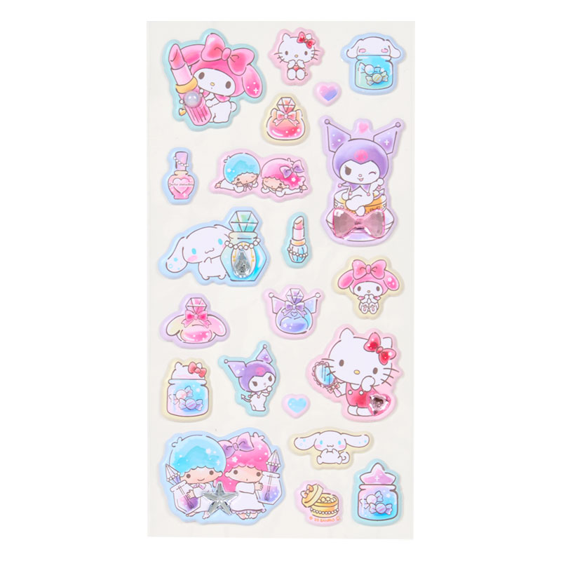 サンリオキャラクターズ ジュエルマシュマロステッカーズ