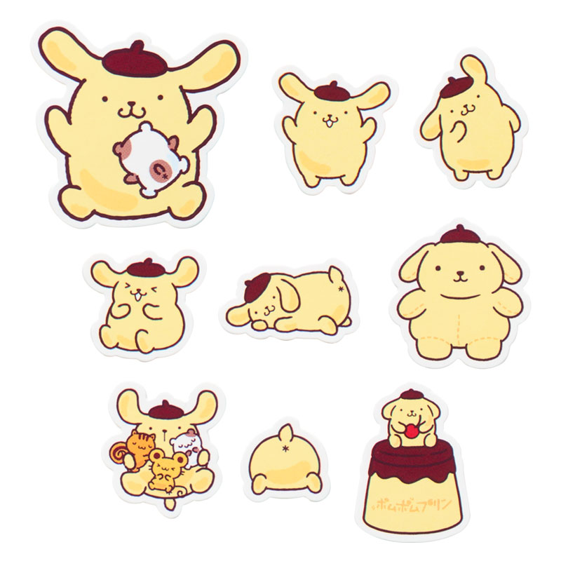 ポムポムプリン フレークシール