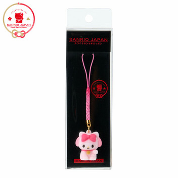 マイメロディ フロッキーマスコット根付け（SANRIO JAPAN）