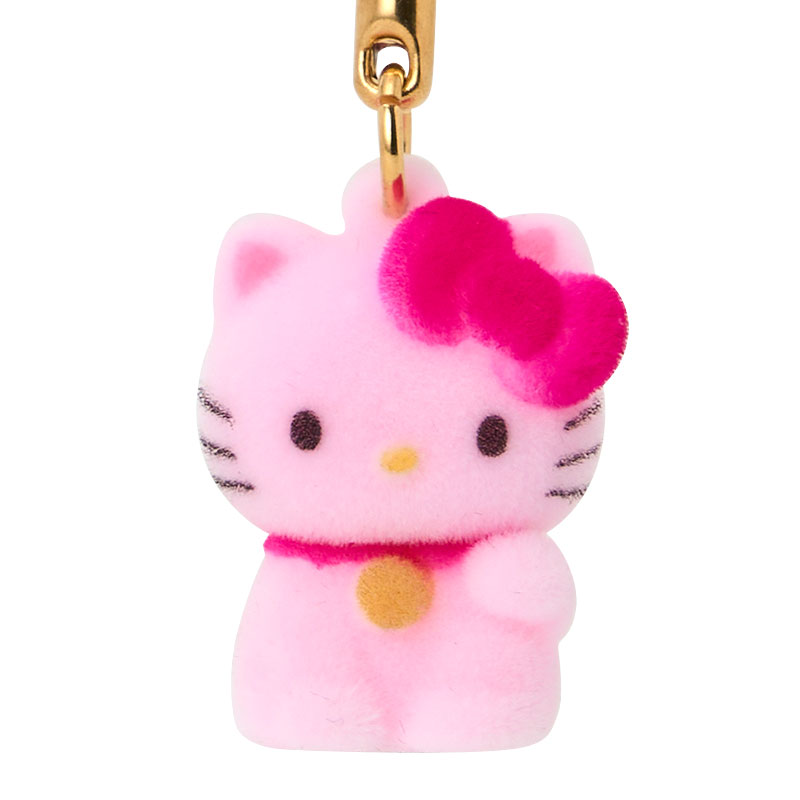 ハローキティ フロッキーマスコット根付け（SANRIO JAPAN）
