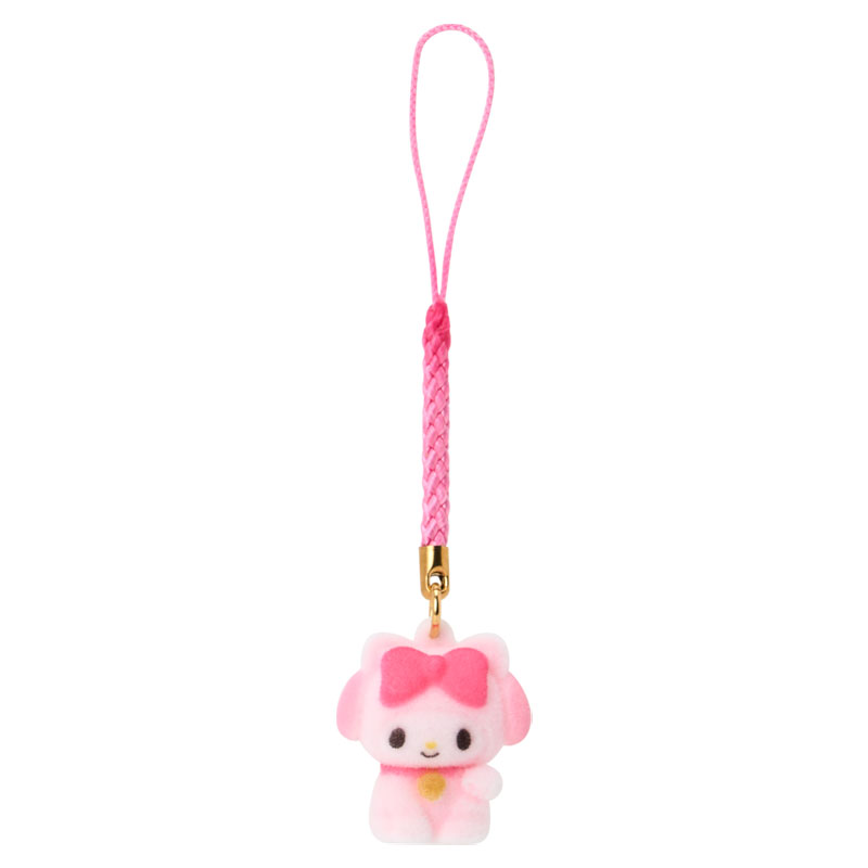 マイメロディ フロッキーマスコット根付け（SANRIO JAPAN）