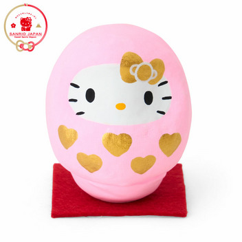 ハローキティ 張り子ダルマ（SANRIO JAPAN）