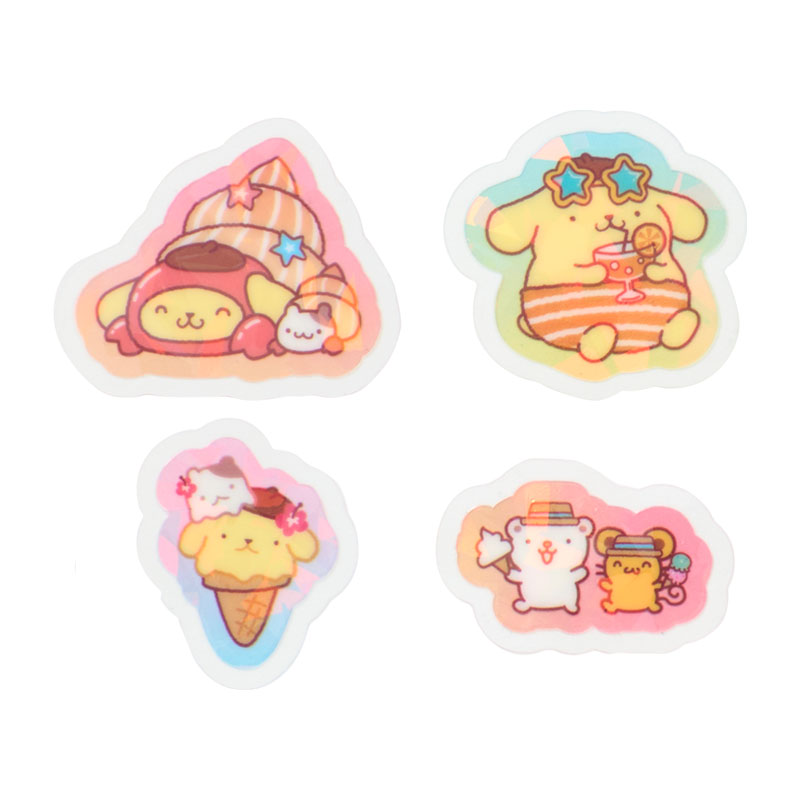 ポムポムプリン 夏シール