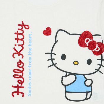 ハローキティ キッズ半袖Tシャツ