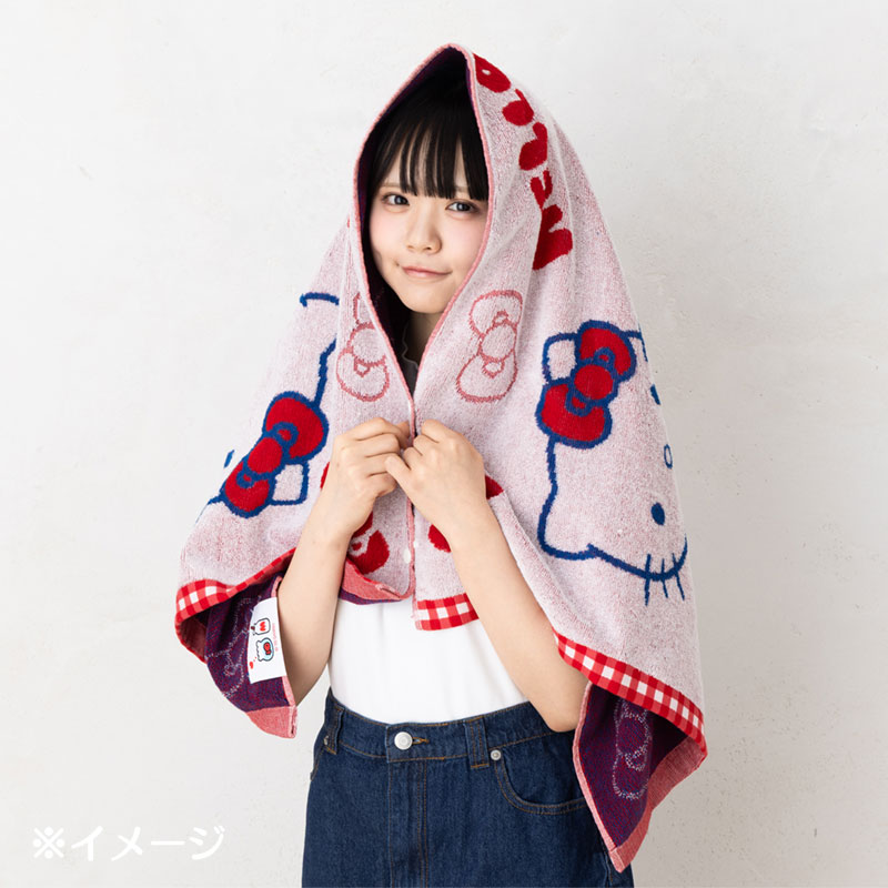 クロミ スナップ付きバスタオル
