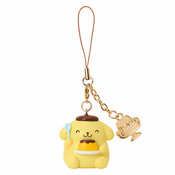 ポムポムプリン シークレットストラップ（プリンでまんぷくしあわせプリン）