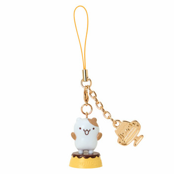 ポムポムプリン シークレットストラップ（プリンでまんぷくしあわせプリン）