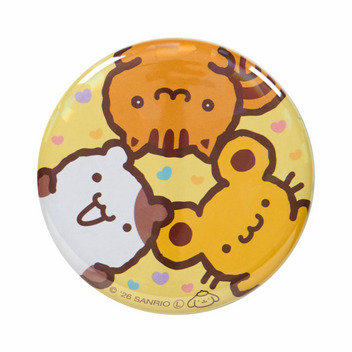ポムポムプリン 缶バッジ3個セット