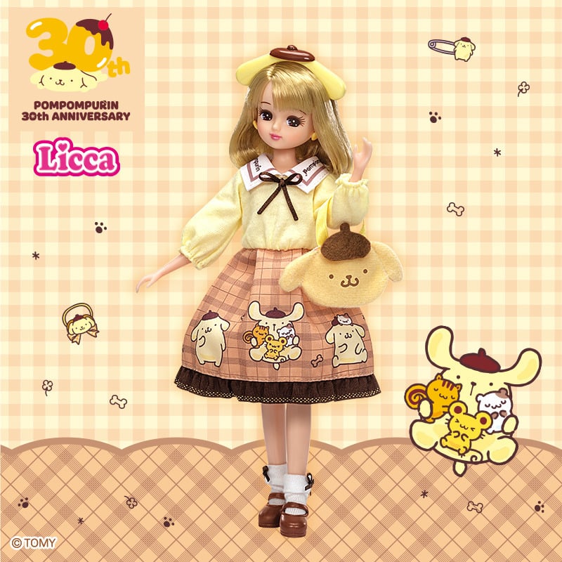 ポムポムプリン ポムポムプリンだいすき リカちゃん｜サンリオ