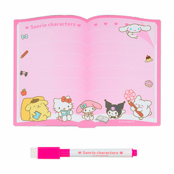 サンリオキャラクターズ 【景品】マグネットホワイトボードセット（ノート）