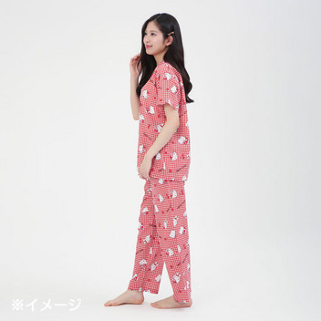 ハローキティ 半袖パジャマ（ギンガム）
