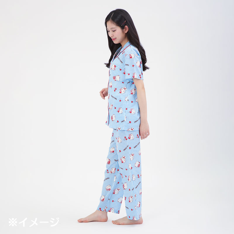 ハローキティ 半袖パジャマ（ギンガム）