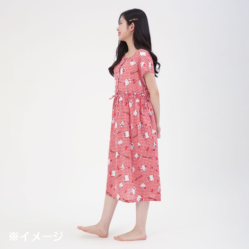 ハローキティ 半袖ルームワンピース（ギンガム）