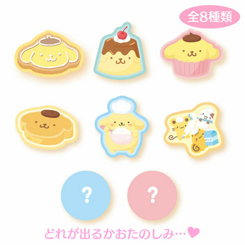 ポムポムプリン シークレットレザー風ステッカー