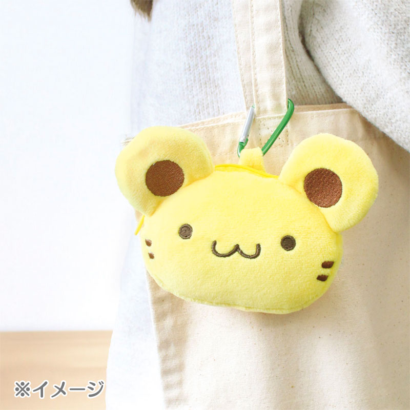 ポムポムプリン(ベーグル) カラビナ付きファスナーマスコット