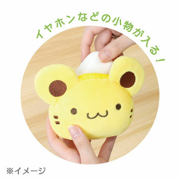ポムポムプリン(マフィン) カラビナ付きファスナーマスコット