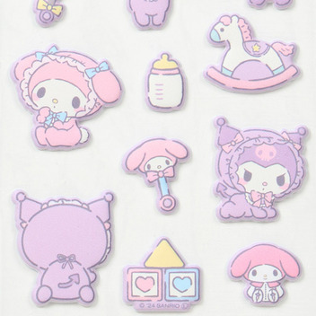 マイメロディ&クロミ マシュマロステッカーズ