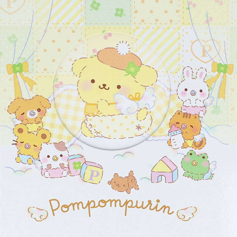 ポムポムプリン 窓付きスクエアリングノート