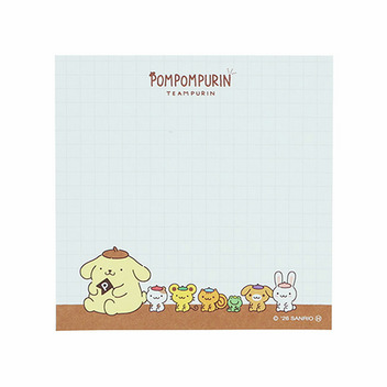 ポムポムプリン スクエアメモ