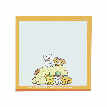 ポムポムプリン スクエアメモ