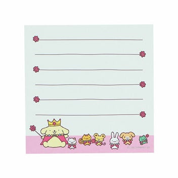 ポムポムプリン スクエアメモ