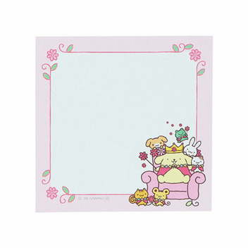 ポムポムプリン スクエアメモ