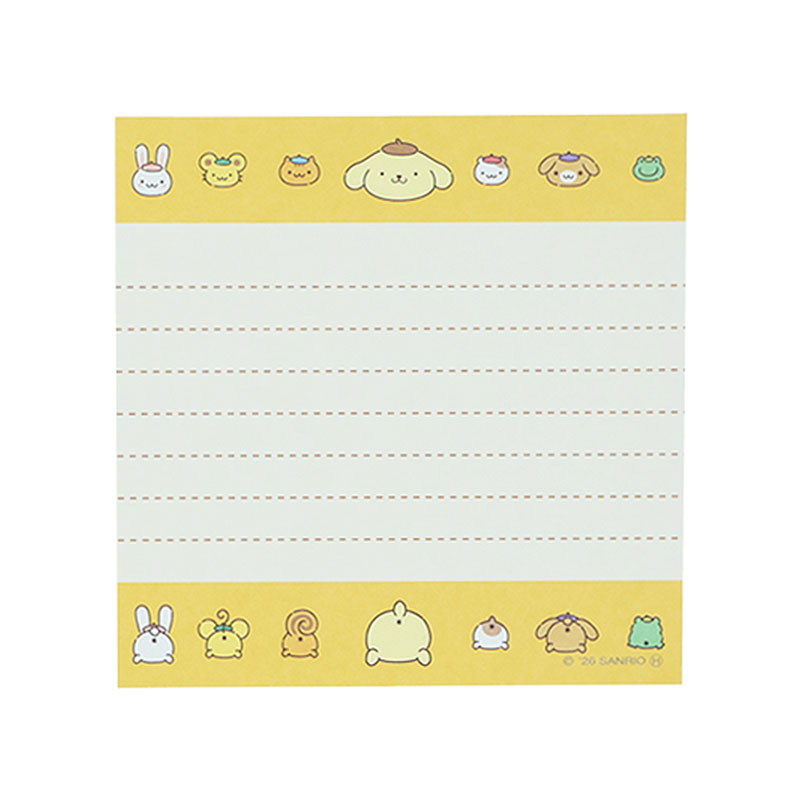 ポムポムプリン スクエアメモ