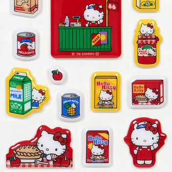ハローキティ ぷっくりシール