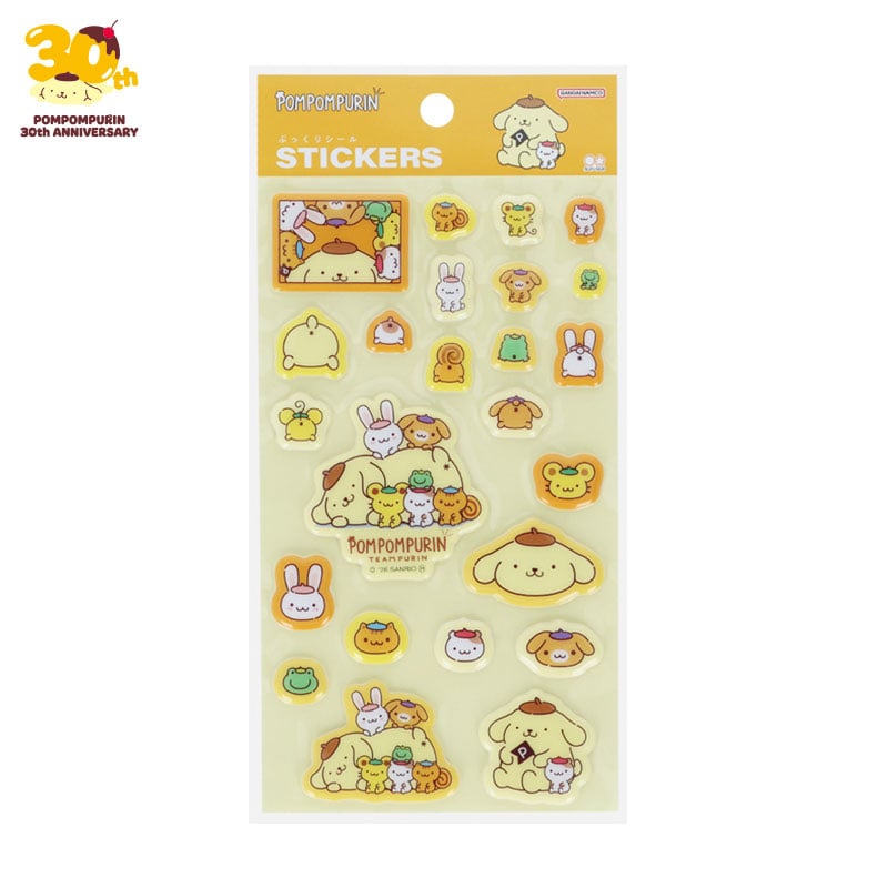 ポムポムプリン ぷっくりシール｜サンリオオンラインショップ本店