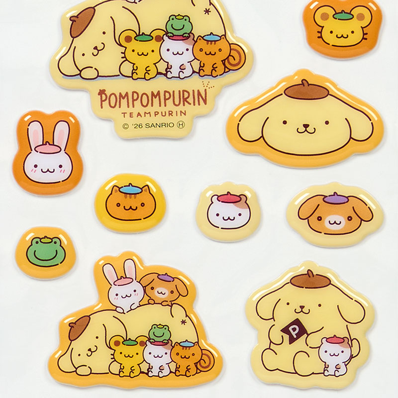 ポムポムプリン ぷっくりシール｜サンリオオンラインショップ本店