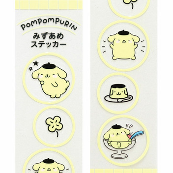 ポムポムプリン みずあめステッカー