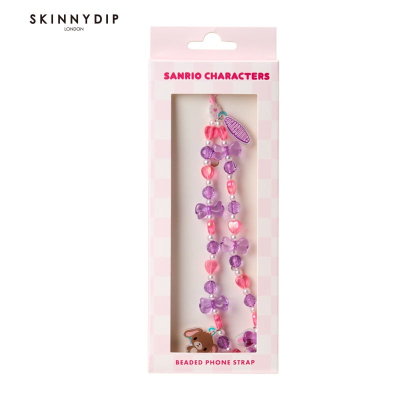 シュガーバニーズ SKINNYDIP LONDON ビーズフォンストラップ