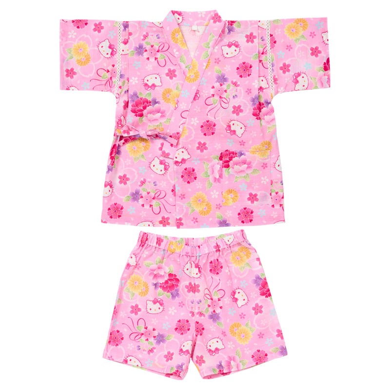 ハローキティ キッズ甚平