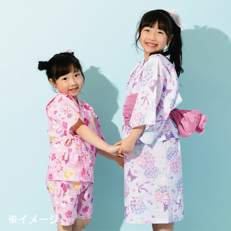 ハローキティ キッズ甚平