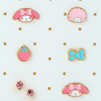 マイメロディ ピアス7個セット