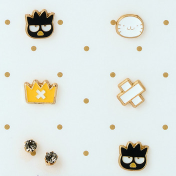 バッドばつ丸 ピアス7個セット