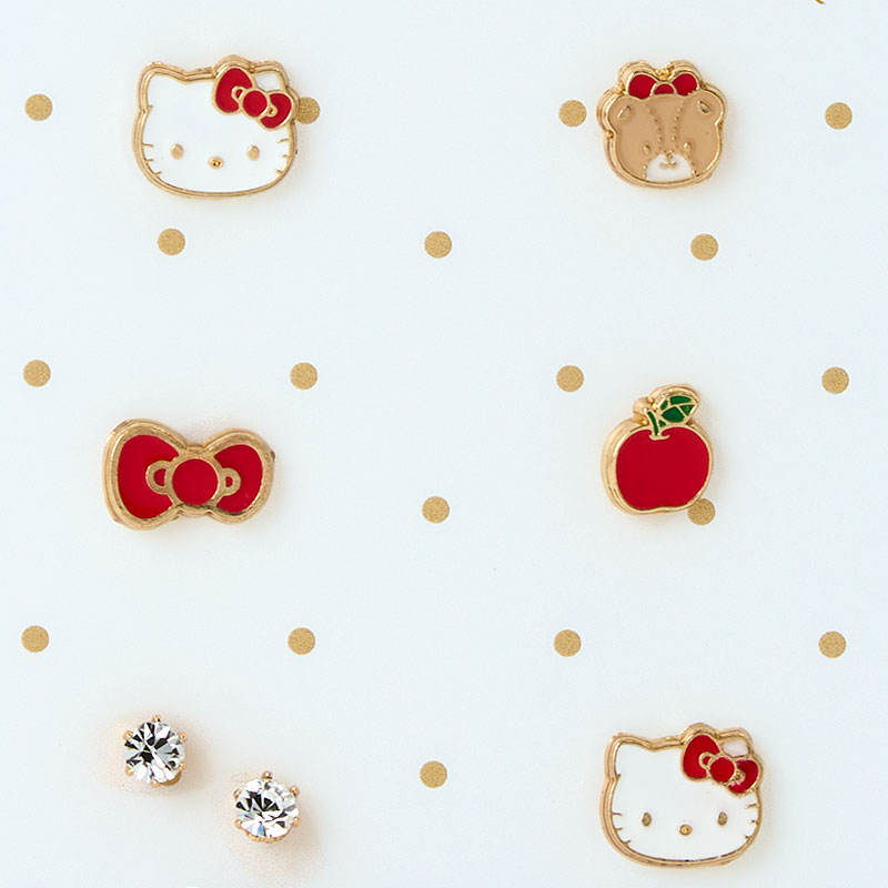 ハローキティ ピアス7個セット