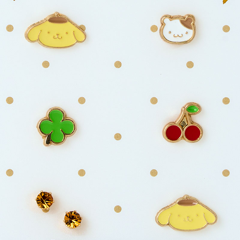 ポムポムプリン ピアス7個セット