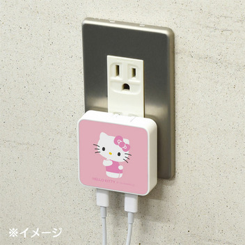 ハローキティ USB Type-C 出力 ACアダプタ