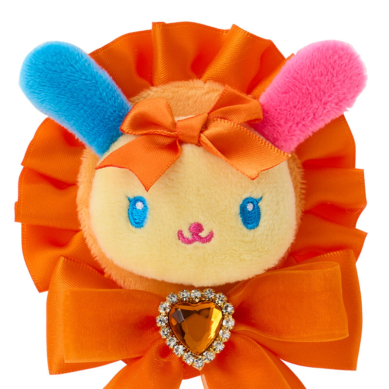 ウサハナ ロゼットブローチ（カラフルドレス）
