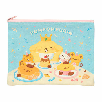 ポムポムプリン フラットポーチ