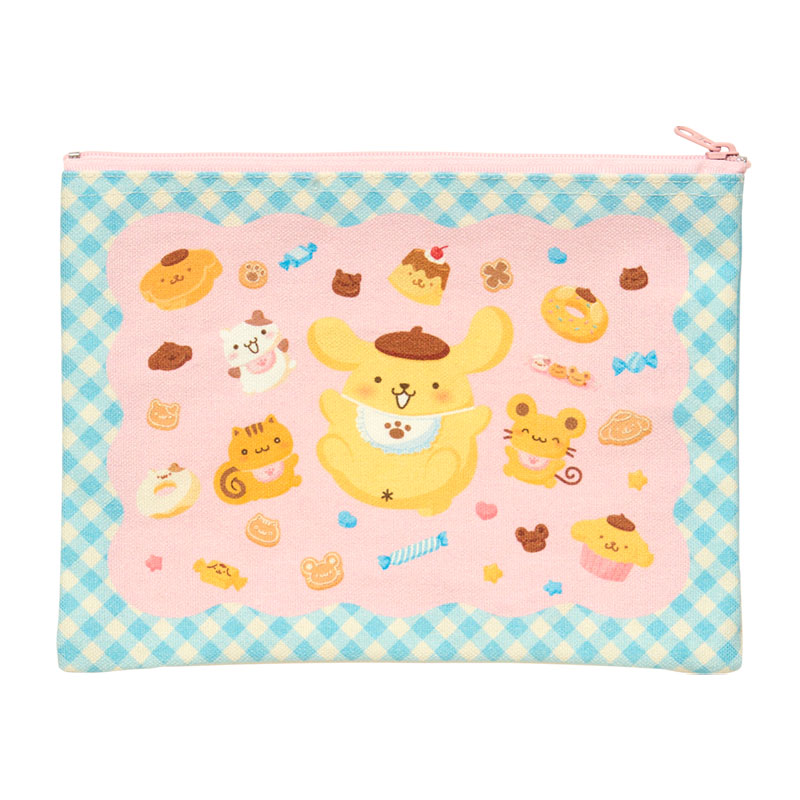 ポムポムプリン フラットポーチ