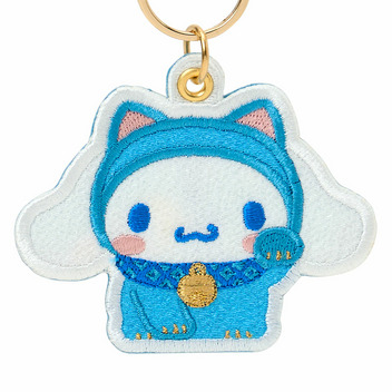シナモロール 刺繍キーホルダー（SANRIO JAPAN）